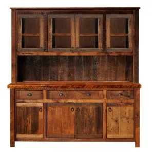 Barnwood Buffet & Hutch - 75-inch