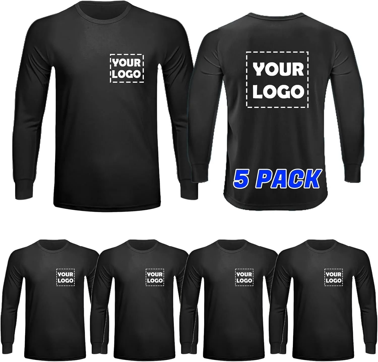 BeautyWill High Visibility Reflective Shirts for Men and Women Class 2 Safety Shirts with 6 Reflective Tapes