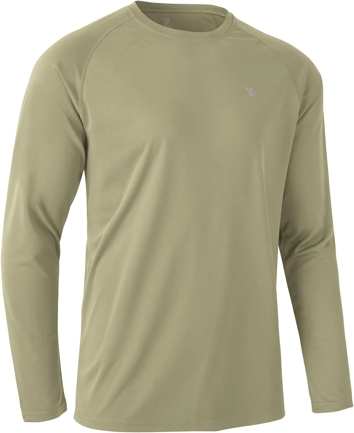 BGOWATU Men's Long Sleeve Sun Shirt Hiking Shirts UPF 50  Quick Dry Lightweight Athletic T-Shirts for Outdoor