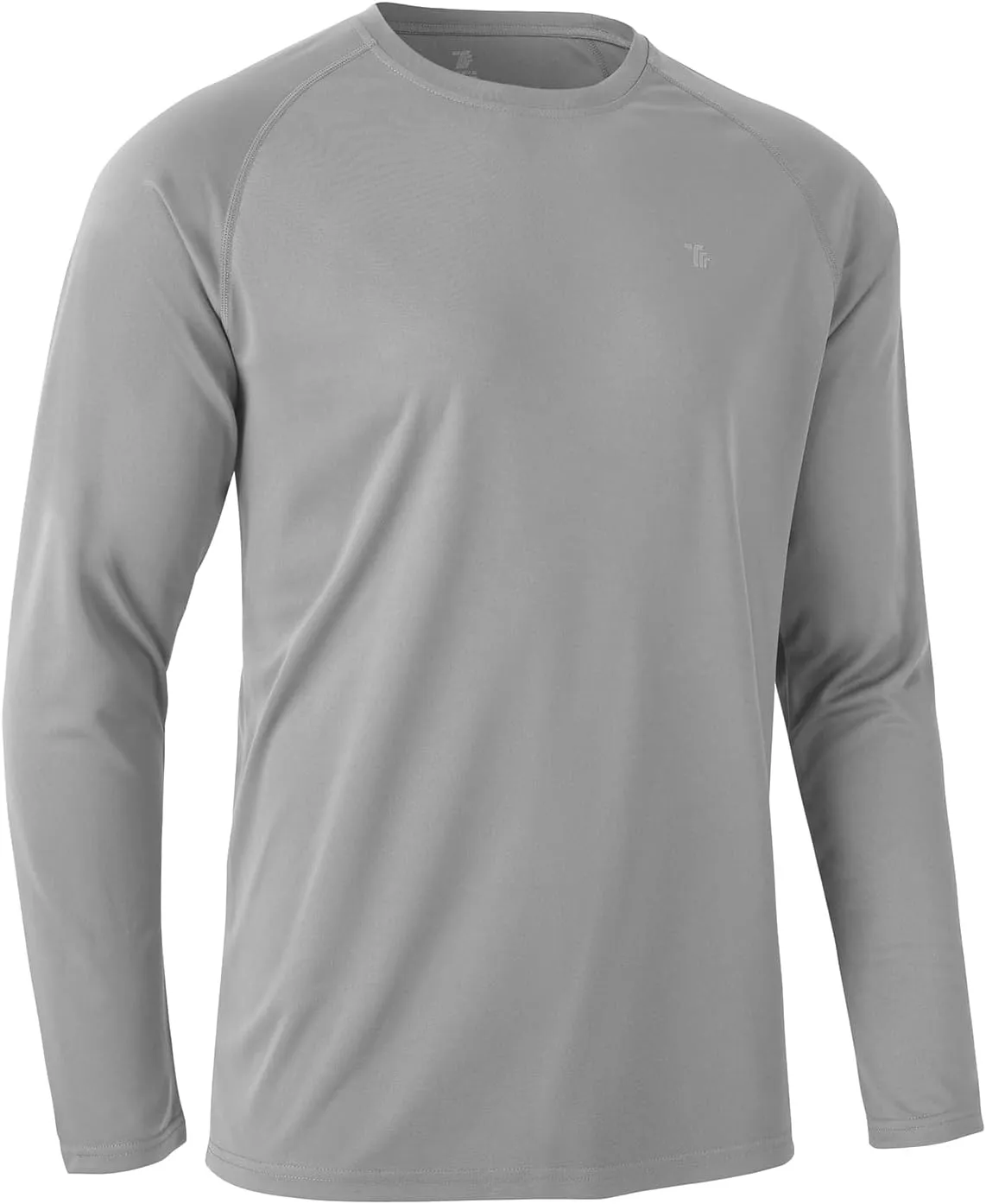 BGOWATU Men's Long Sleeve Sun Shirt Hiking Shirts UPF 50  Quick Dry Lightweight Athletic T-Shirts for Outdoor