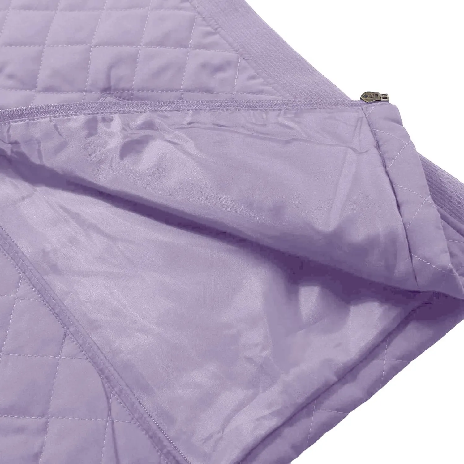 Bienzoe Women Quilted Casual Vest: Lightweight Packable Sleeveless Jacket