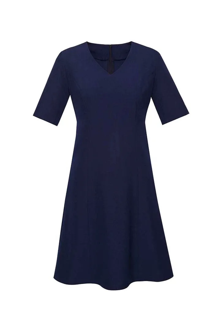 Biz Corporate Womens Siena Extended Short Sleeve Dress (RD974L)