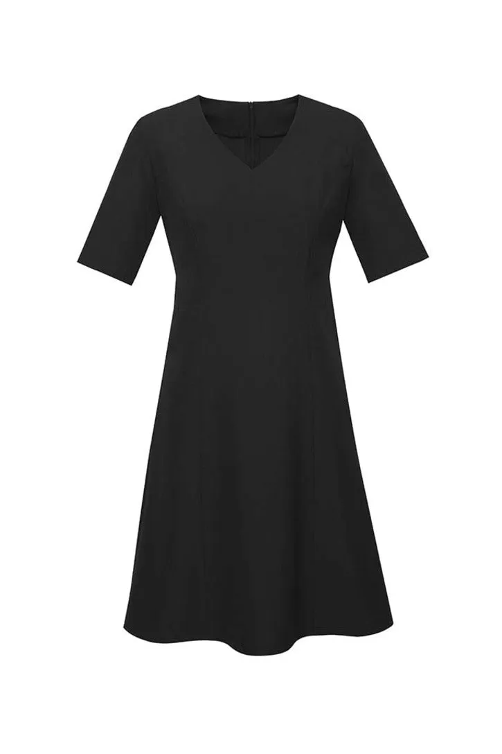 Biz Corporate Womens Siena Extended Short Sleeve Dress (RD974L)
