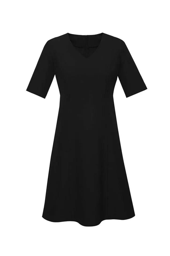 Biz Corporate Womens Siena Extended Short Sleeve Dress (RD974L)