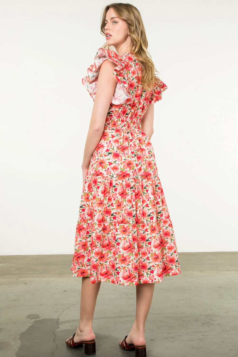Blossom Breeze Midi Dress