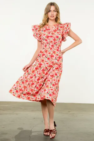 Blossom Breeze Midi Dress