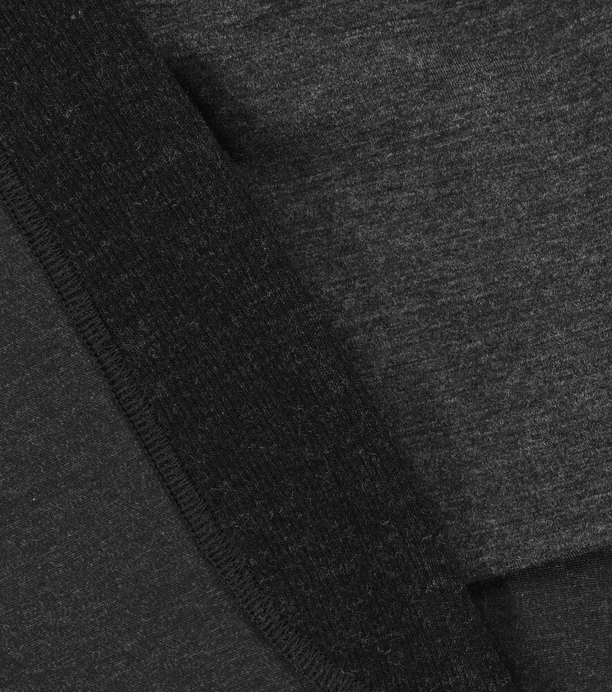 Brunello Cucinelli Cotton Blend Jersey Skirt and Leggings, Gray