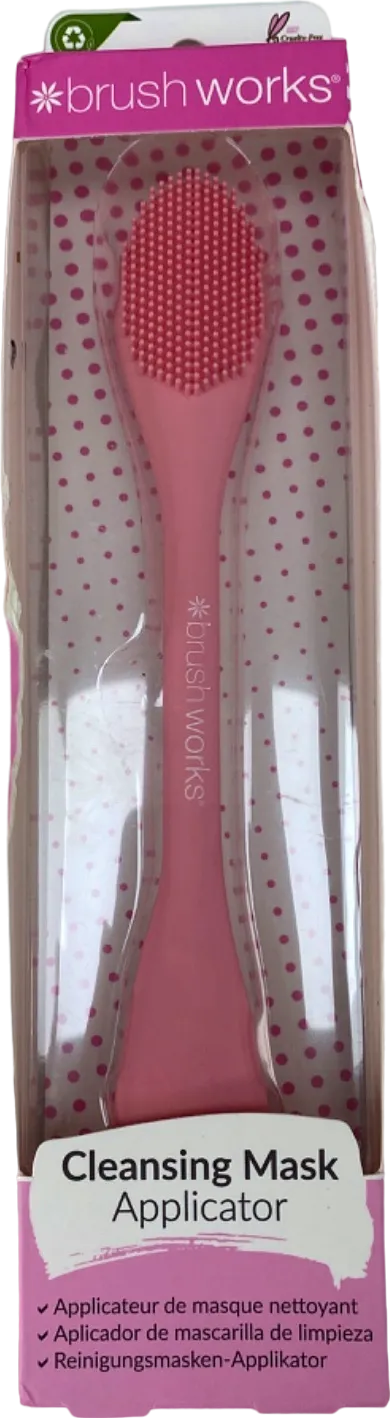 Brushworks Cleansing Mask Applicator Pink No Size