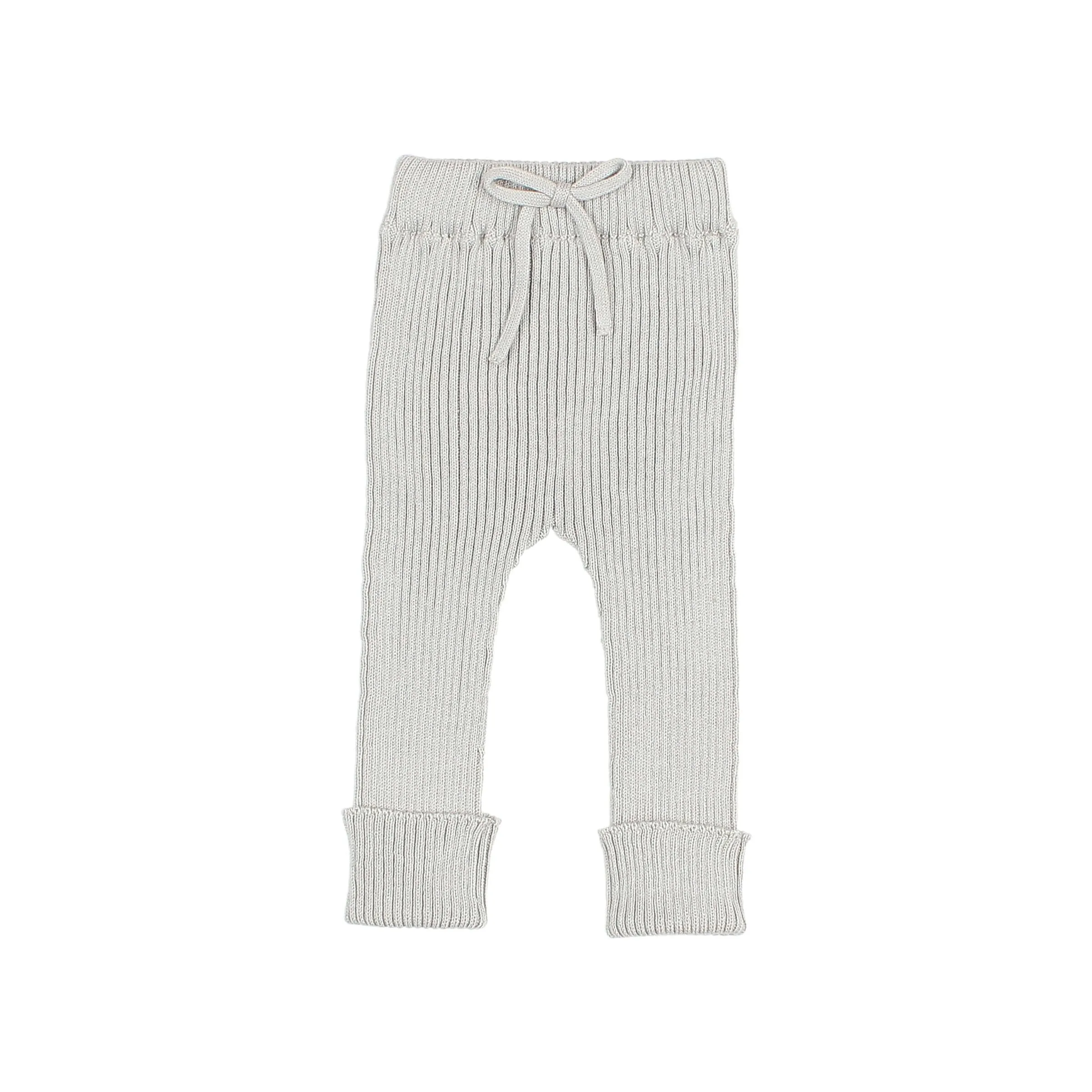 Buho Baby Sky Gray Rib Knit Sweater   Pant Set