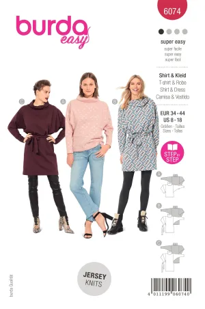 Burda 6074 Misses' Dress