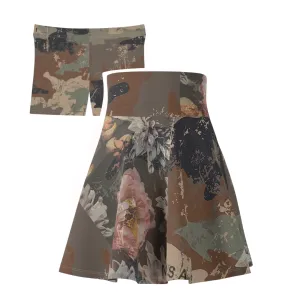 Camo Flowers, Skort Set