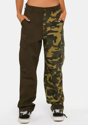 Camo Leveled Up Twill Cargo Pants