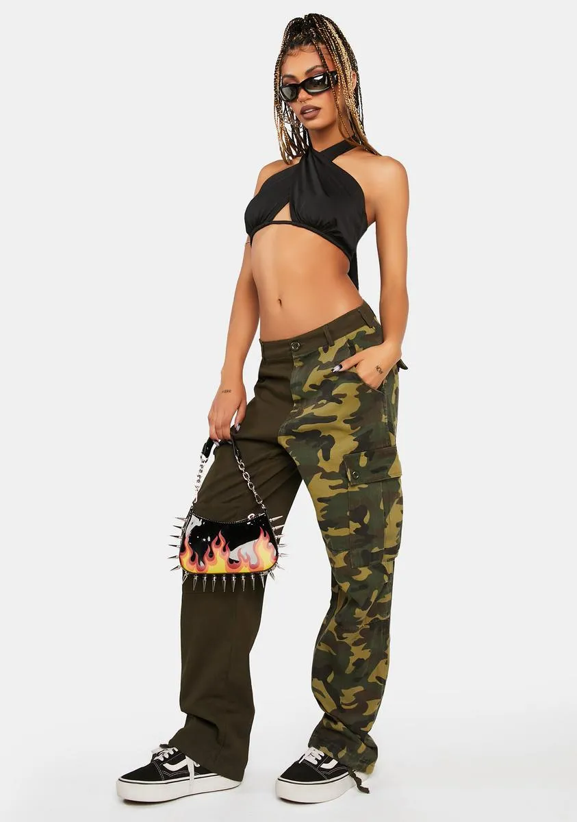 Camo Leveled Up Twill Cargo Pants