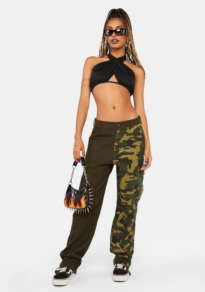 Camo Leveled Up Twill Cargo Pants