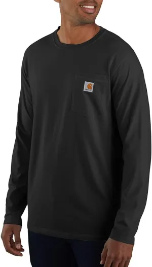 Carhartt Men's Force Relaxed Fit Midweight Long-Sleeve Pocket T-Shirt