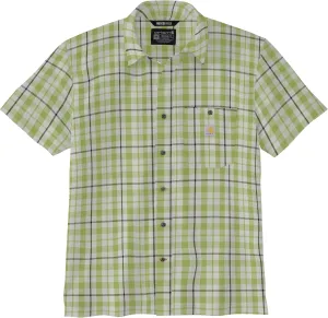 Carhartt Men's Force Sun Defender Relaxed Fit Lightweight Short-Sleeve Plaid Shirt