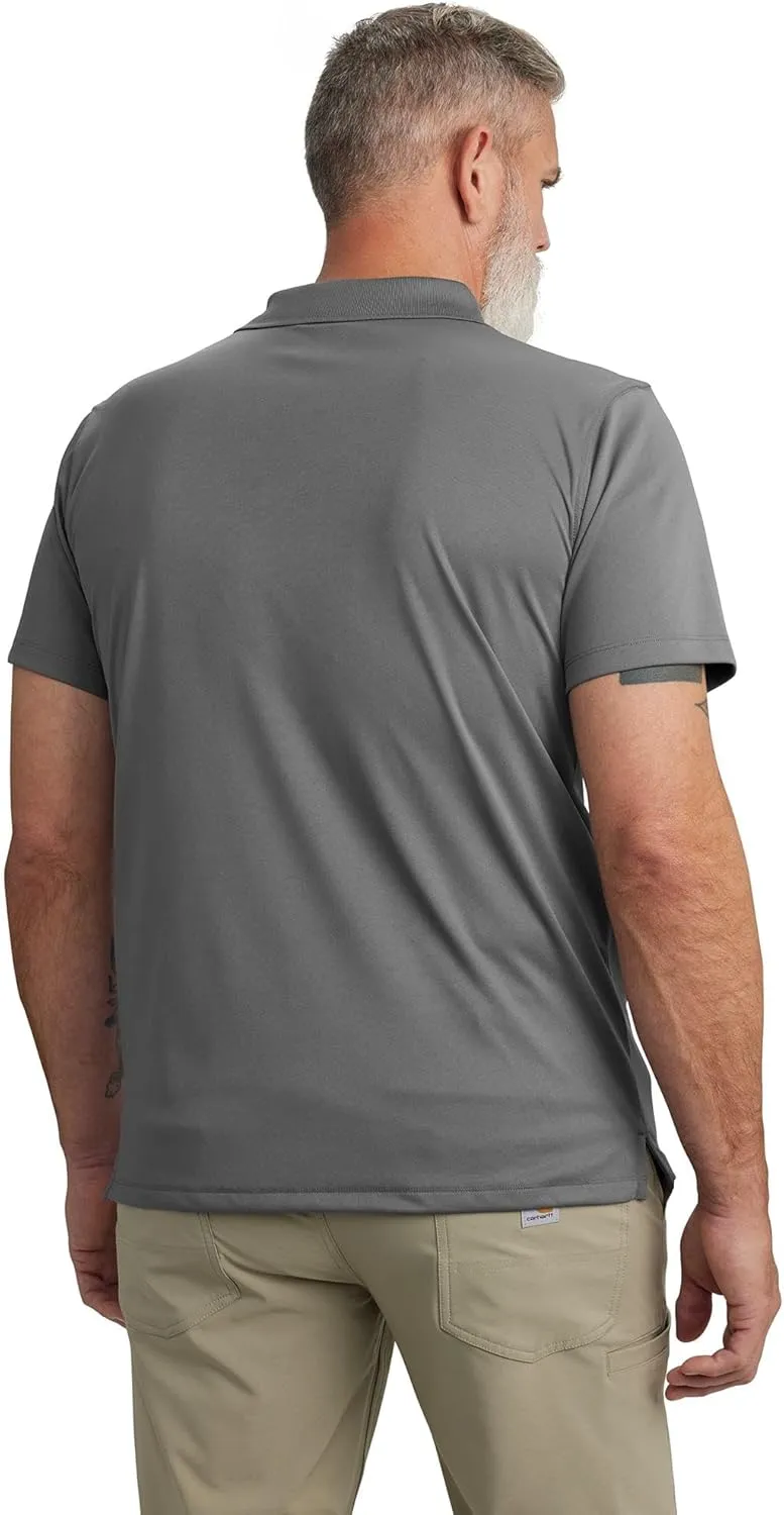 Carhartt Men's Force Sun Defender Relaxed Fit Lightweight Short-Sleeve Polo