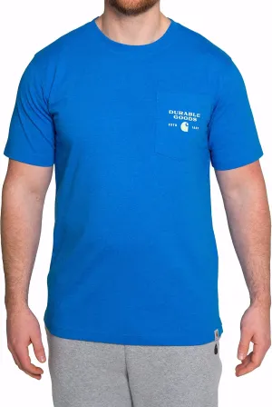 Carhartt Men's Relaxed Fit Heavyweight Short-Sleeve Pocket Logo Graphic T-Shirt