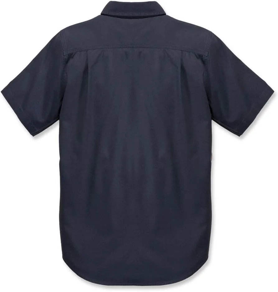Carhartt Men's Rugged Flex Relaxed Fit Midweight Canvas Short-Sleeve Shirt
