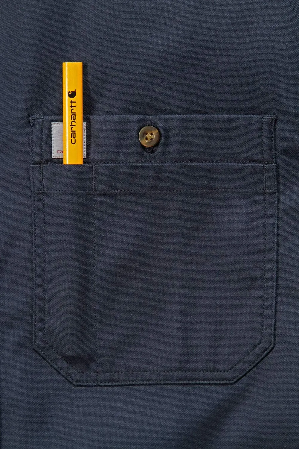 Carhartt Men's Rugged Flex Relaxed Fit Midweight Canvas Short-Sleeve Shirt