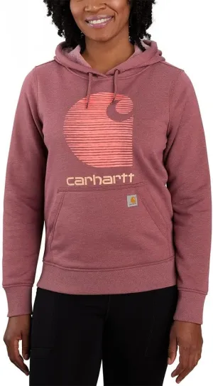 Carhartt Women's Rain Defender Relaxed Fit Midweight C Logo Graphic Sweatshirt