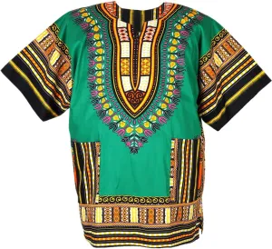 CHAINUPON African Dashiki Cotton Shirt Men Women Festival Boho Hippie 60's 70's Bohemian
