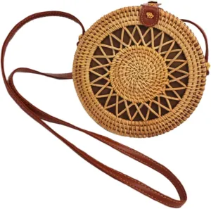 CLISPEED Woven Cross Body Pouch Stylish Storage Bag for Women Durable Shoulder Bag for Shopping Straw Design for Everyday Use and Casual Outings