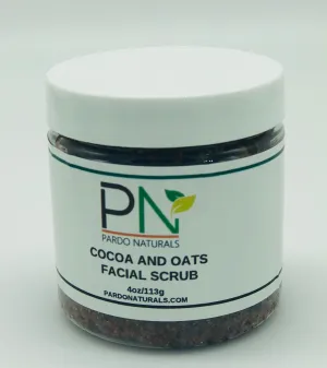 Cocoa and Oats facial scrub