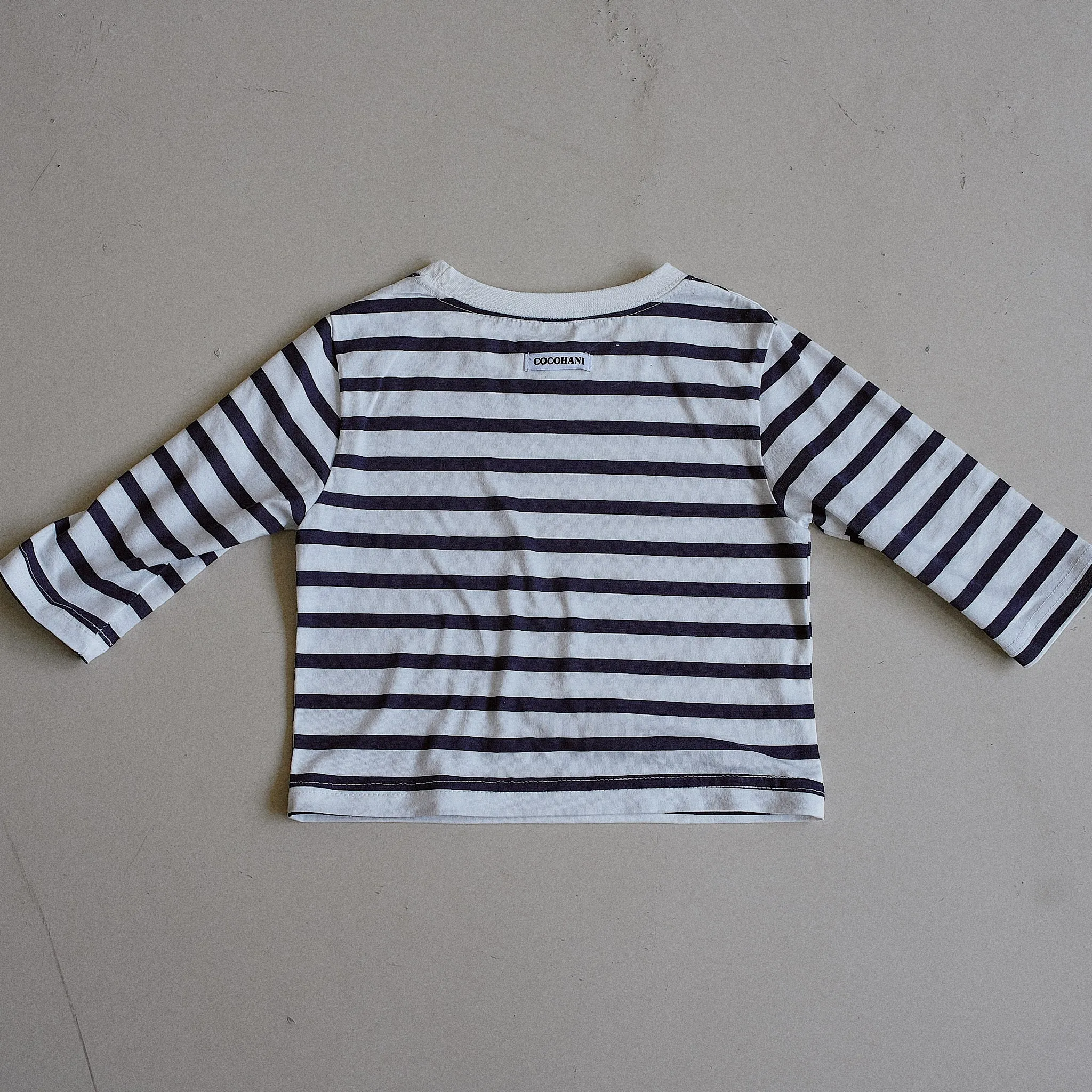 (COCOHANI) Kids Striped Long-Sleeve T-Shirt (3 Colors)