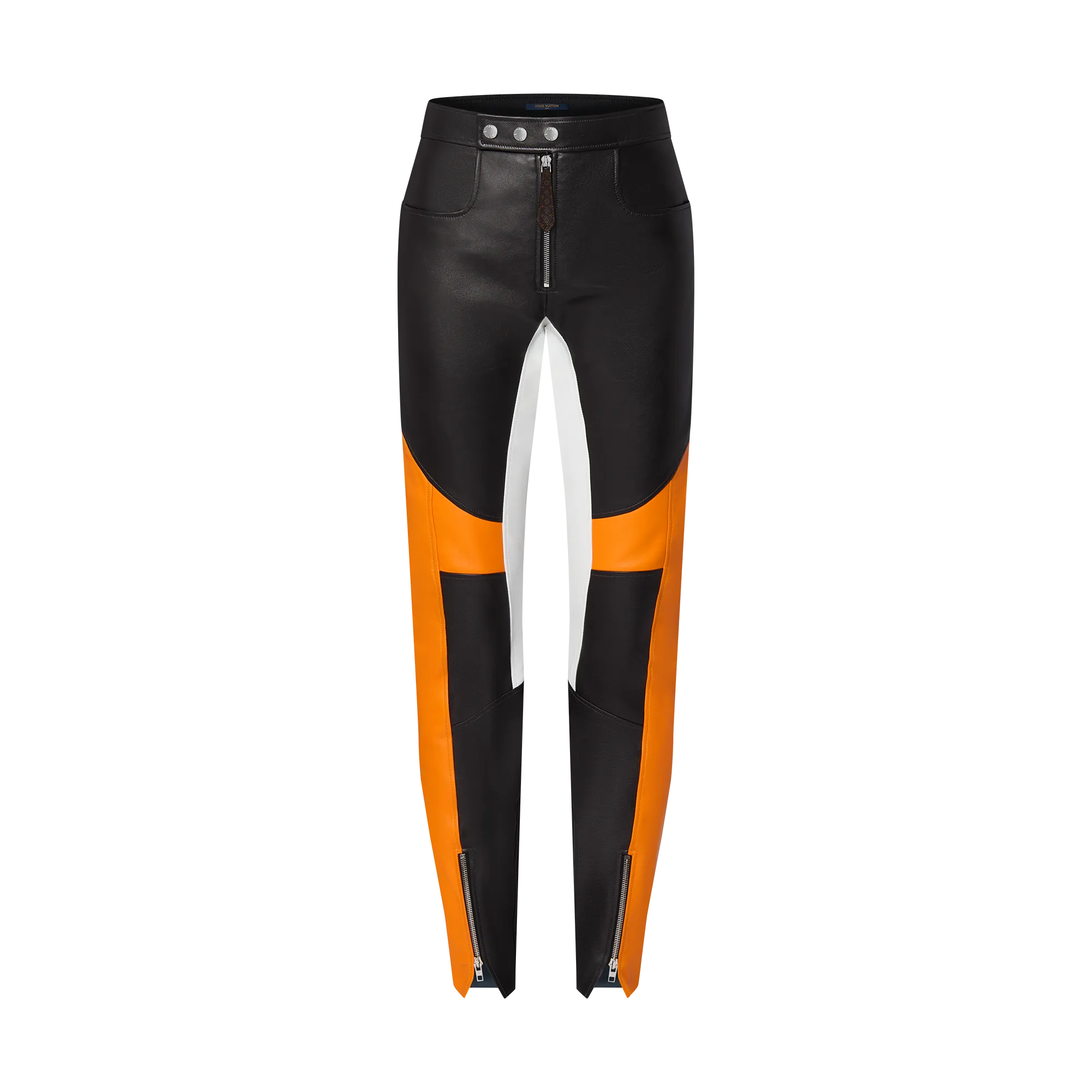 Color-Blocked Biker Pants