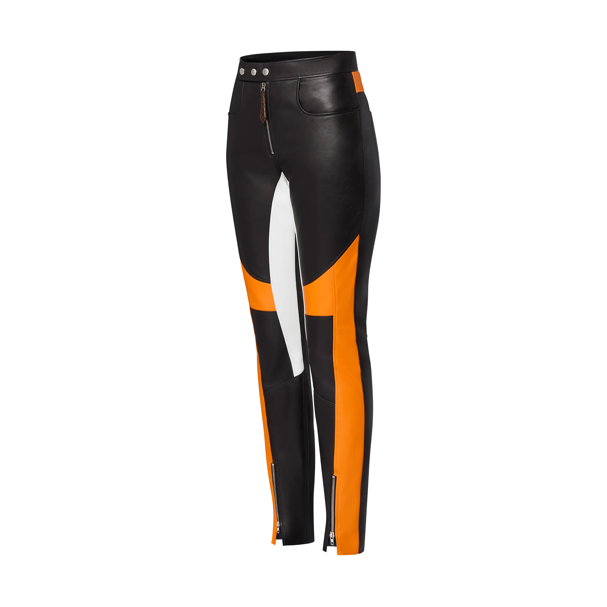 Color-Blocked Biker Pants