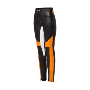 Color-Blocked Biker Pants