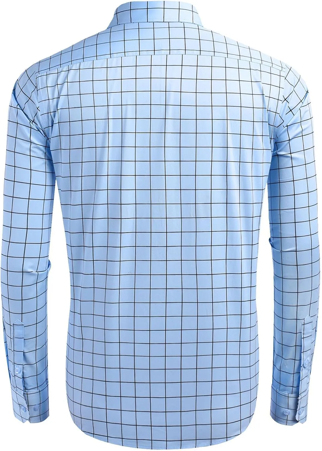 COOFANDY Men's Business Dress Shirt Long Sleeve Slim Fit Casual Button Down Shirt