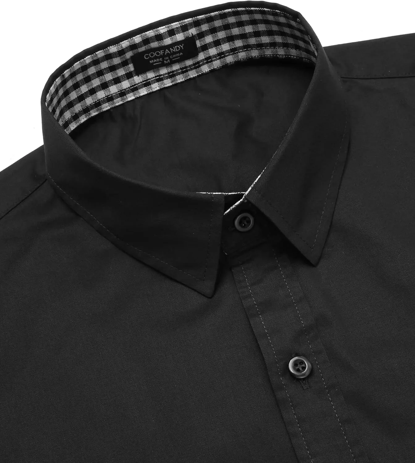 COOFANDY Men's Business Dress Shirt Long Sleeve Slim Fit Casual Button Down Shirt