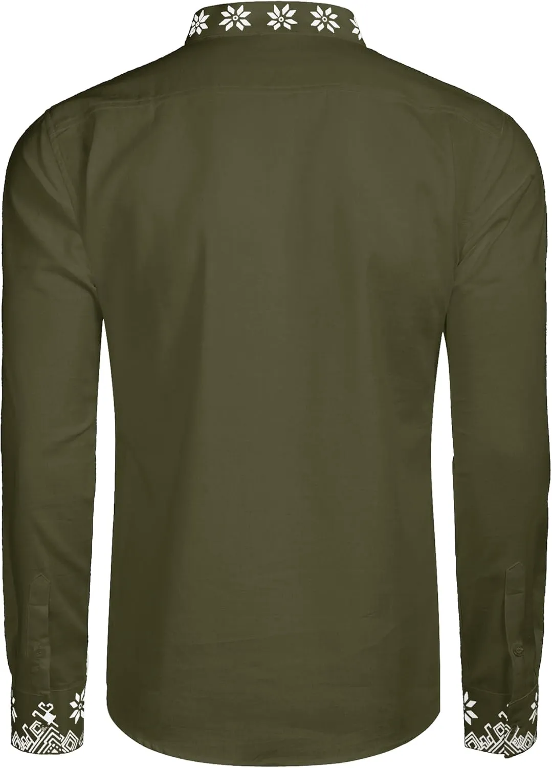 COOFANDY Men's Henley Shirt Vyshyvanka Long Sleeve African Print Shirts Casual Zip Up Cotton Linen Beach Hippie Shirt