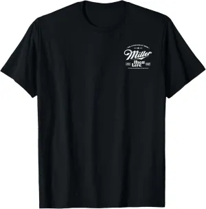 Coors Miller High Life Champagne of Beers Front and Back T-Shirt