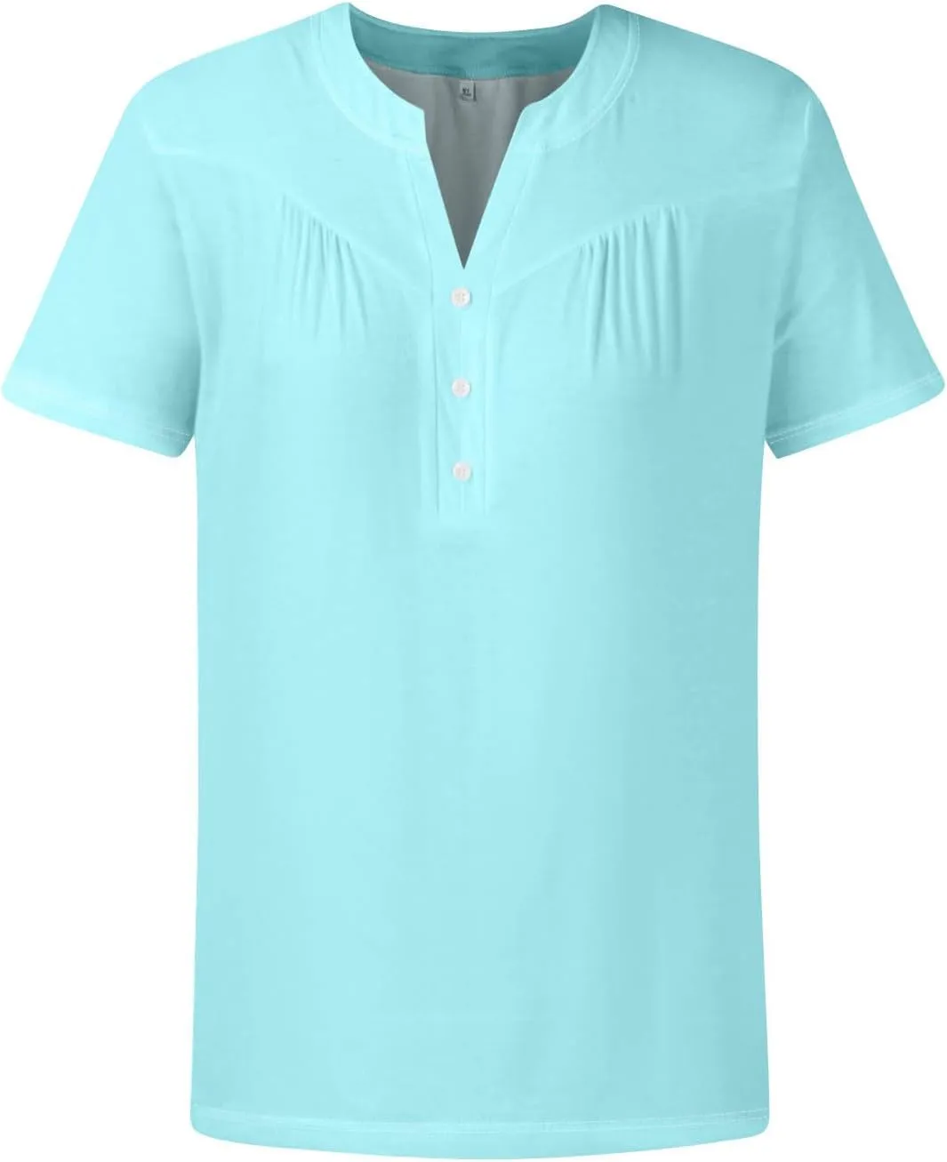 COTECRAM Summer Tops for Women 2025 Trendy V Neck Short Sleeve Tshirts Business Casual Basic Tee Loose Fit Boho Floral Shirts