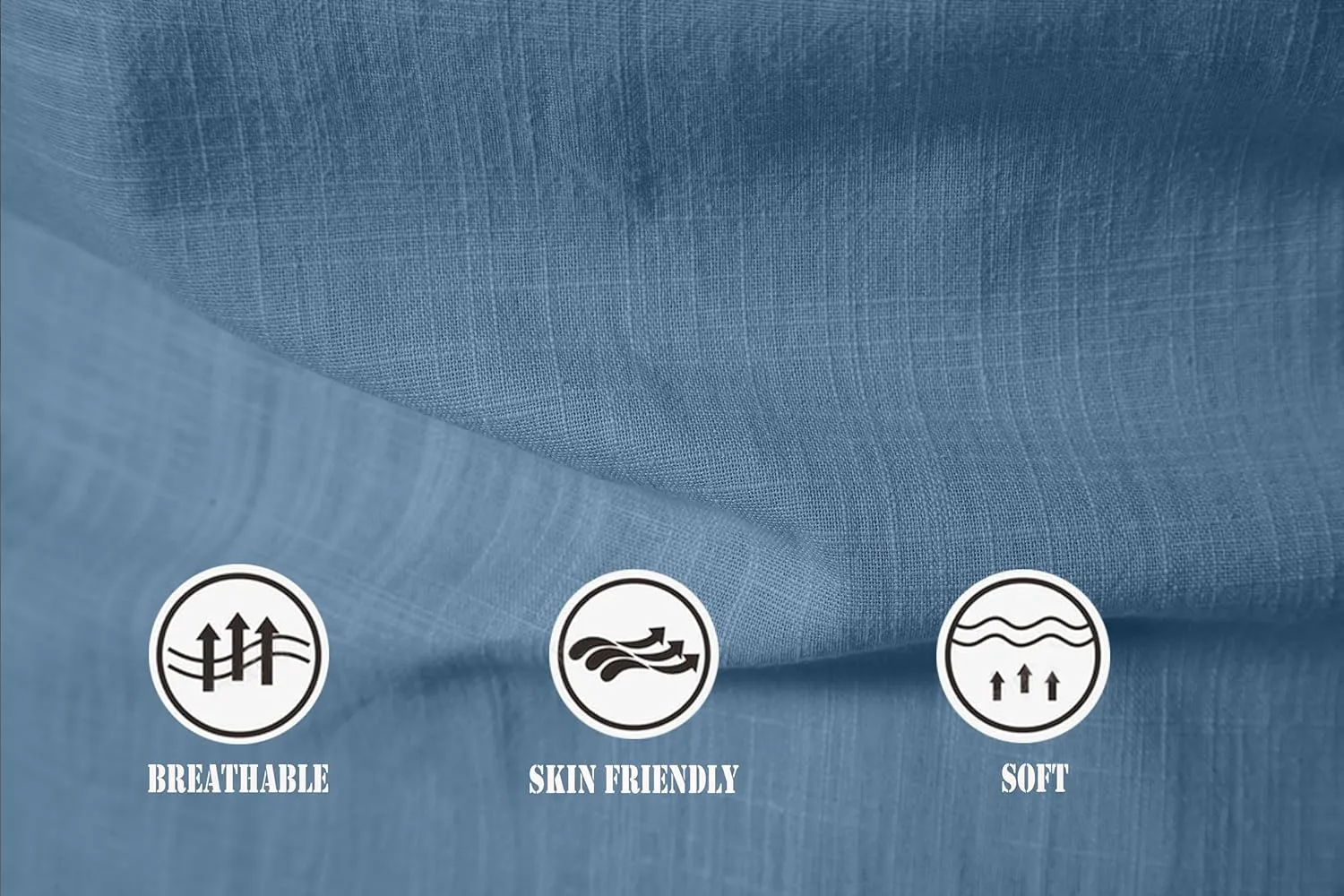 Cotton Linen Shirts for Men Lightweight Casual Long Sleeve Henley Beach Hawaiian Tops