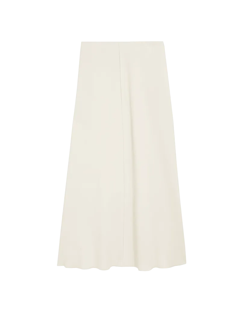 Crepe A-Line Midaxi Skirt