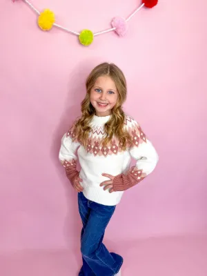 Crew Neck Raglan Sweater