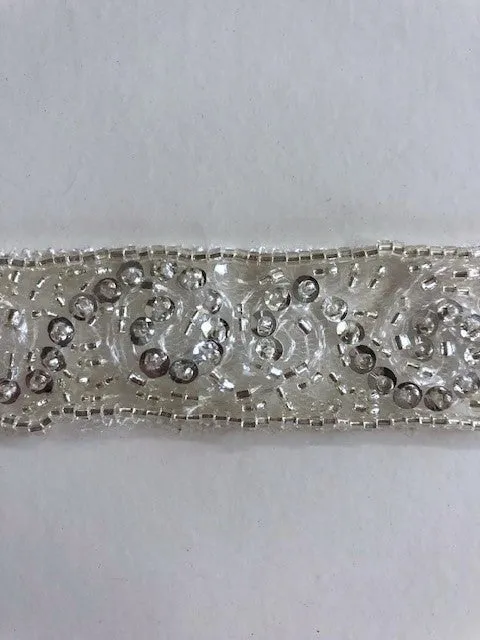 Crystal 3cm Twirl Edging Design
