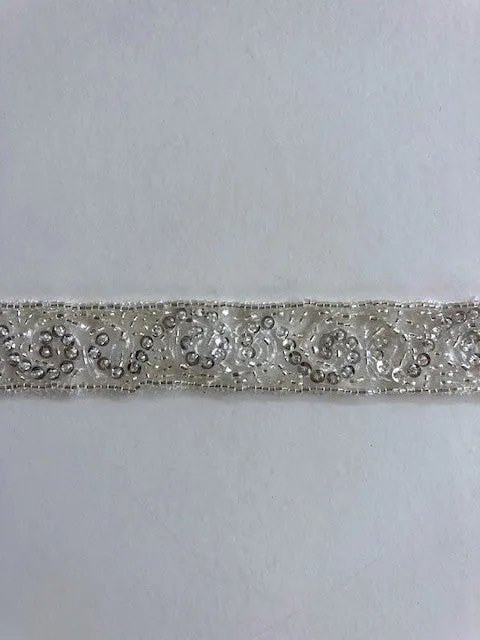 Crystal 3cm Twirl Edging Design