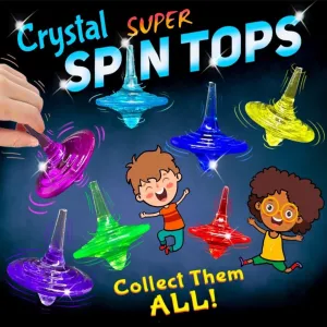 Crystal Spin Tops 2" Capsules