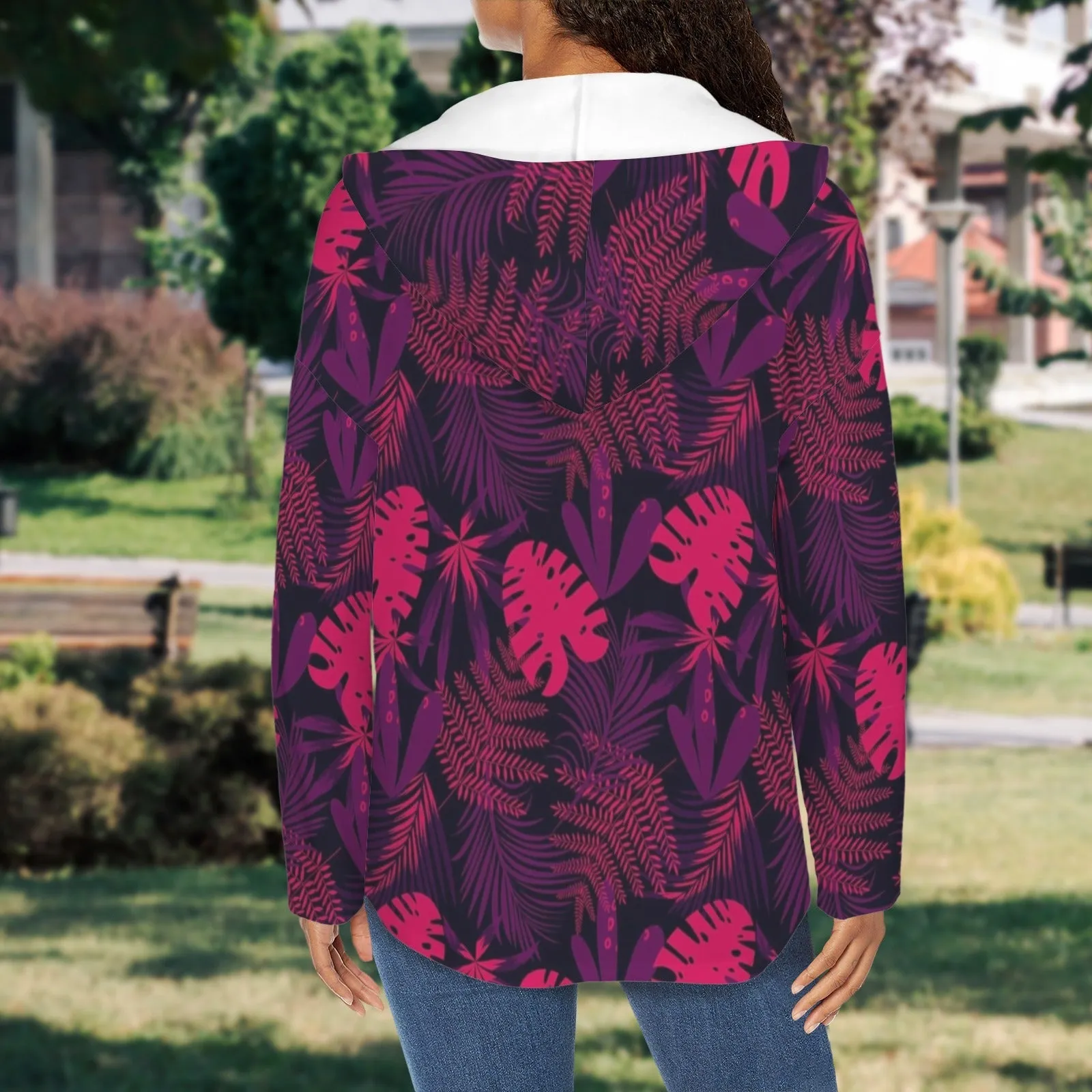 Custom Your Photo&Text V Neck Long Sleeve Drawstring Pullover Hoodies Shirts With Pocket Personalized Hoodie Tops For Women