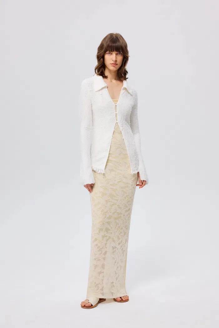 Dahlia Lightweight Cardigan in Viscose Blend Knit