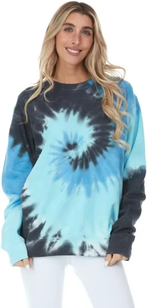 DARESAY Tie Dye Fleece Womens Sweatshirts, Pullover Sweaters - sizes up to 5XL
