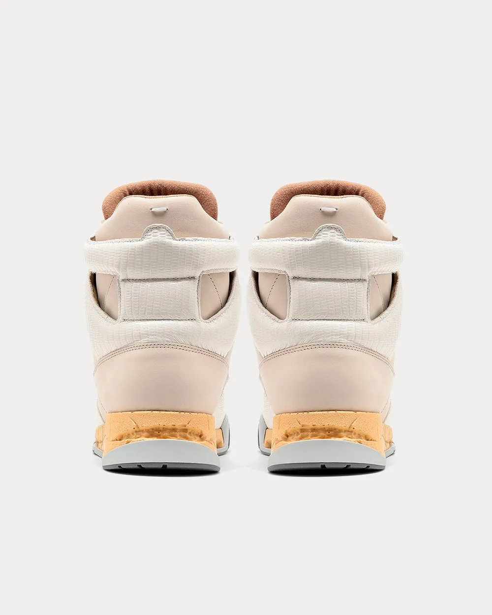 DDSTCK Beige High Tops Sneakers