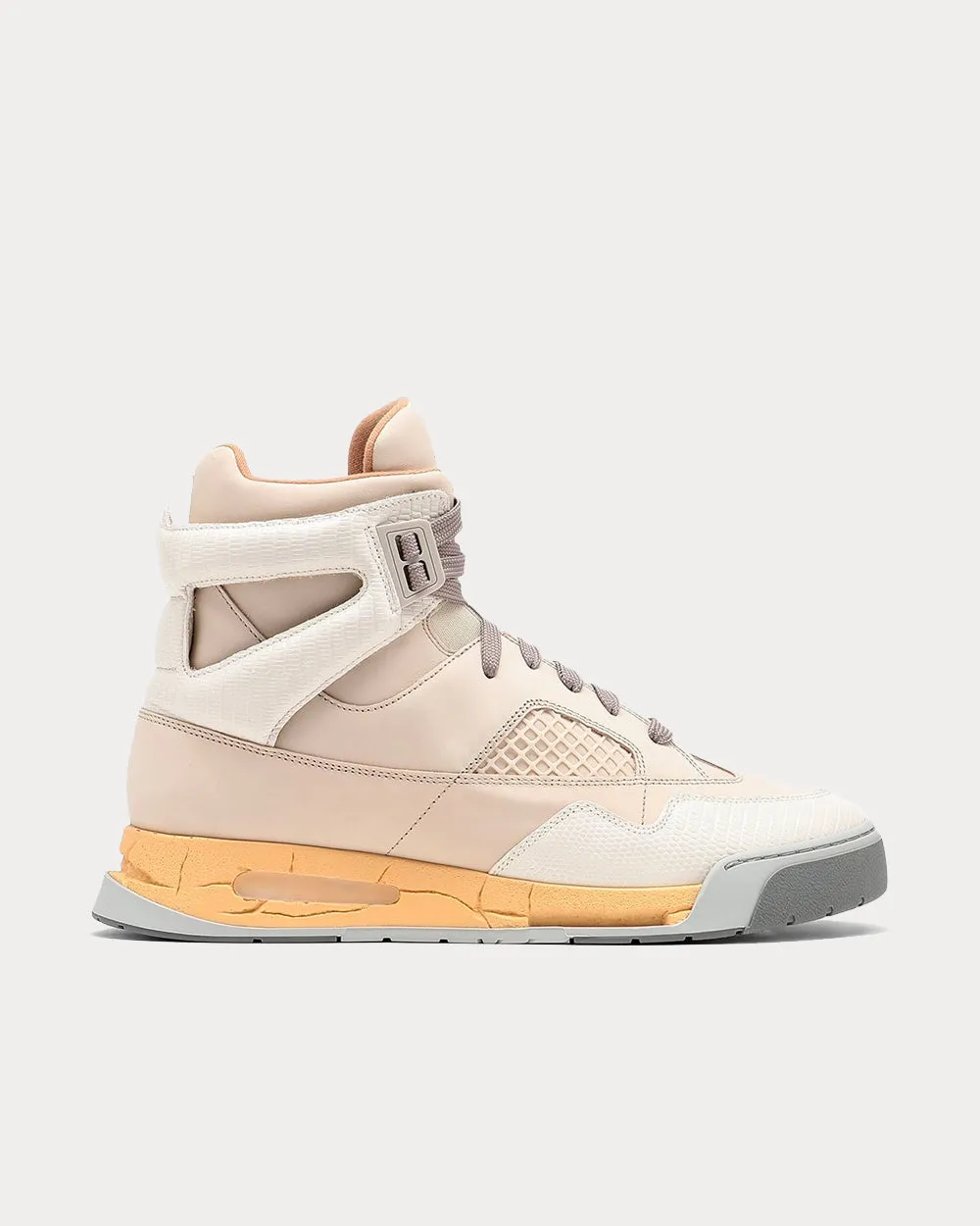 DDSTCK Beige High Tops Sneakers