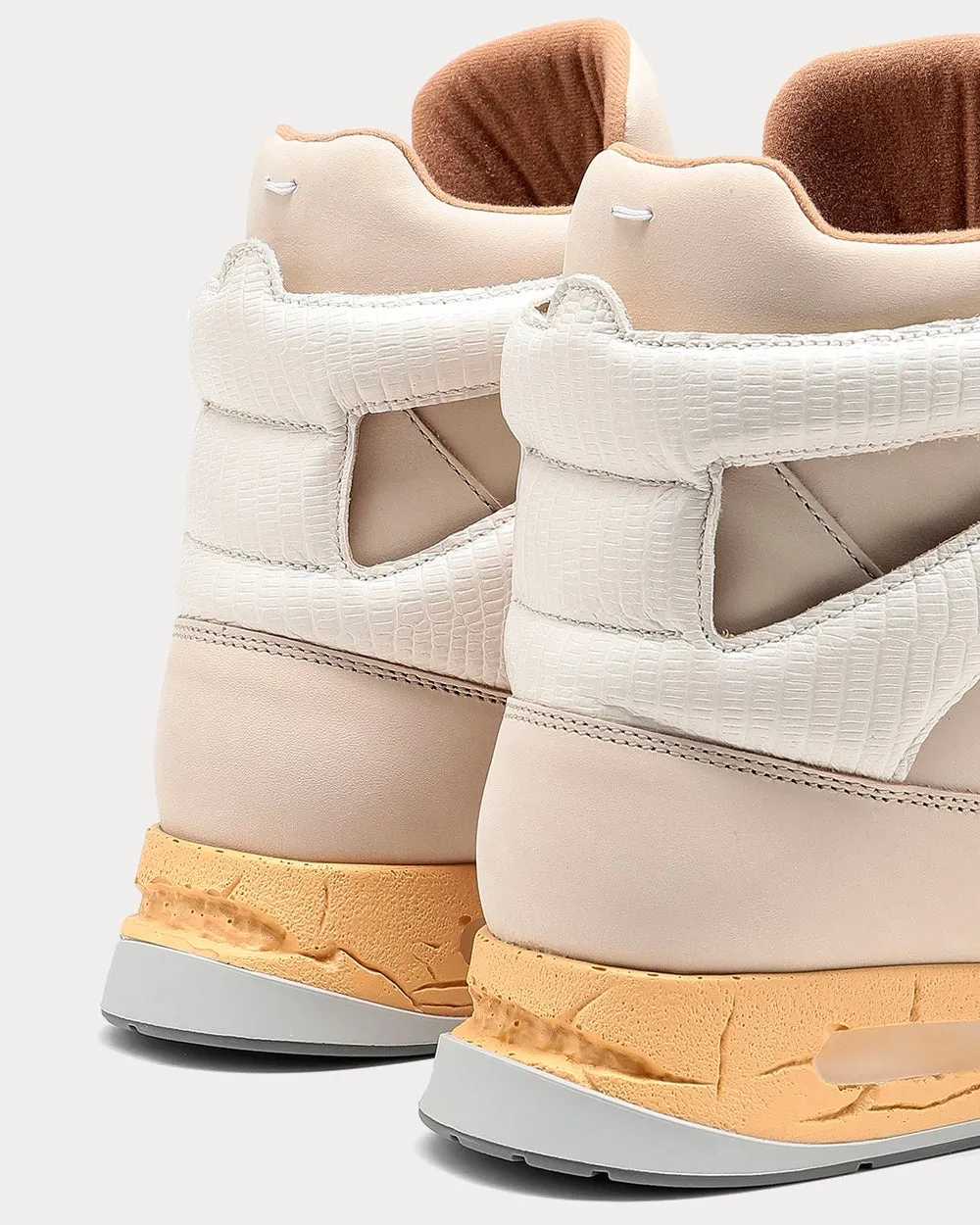 DDSTCK Beige High Tops Sneakers