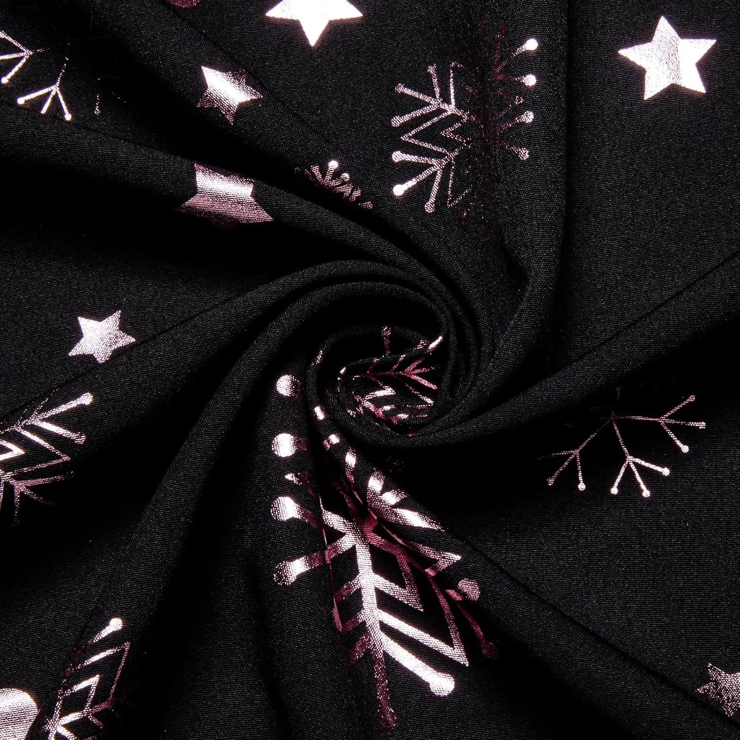 DiBanGu Christmas Shirts for Men Holiday Button Down Snowflake Dress Shirts Xmas Festival Long Sleeve Shirt for Vacation